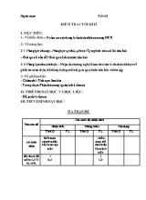 Đề kiểm tra cuối kì 2 môn Công nghệ Lớp 8 (Có đáp án)